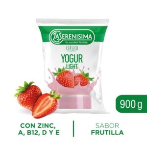 Yogur Bebible Descremado Sachet Frutilla “La Serenisima” x 1Lt