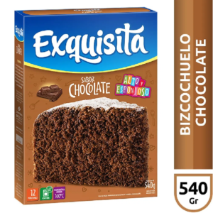 Bizcochuelo “EXQUISITA” Chocolate x 540 grs