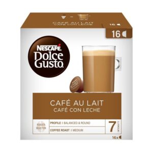 Cafe en Capsulas “DOLCE GUSTO” CAFE AU LAIT x 16 un