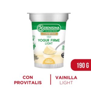 Yogur Firme Light “LA SERENISIMA” Vainilla x 190 grs