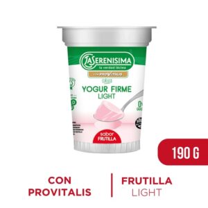 Yogur Firme Light “LA SERENISIMA” Frutilla x 190 grs