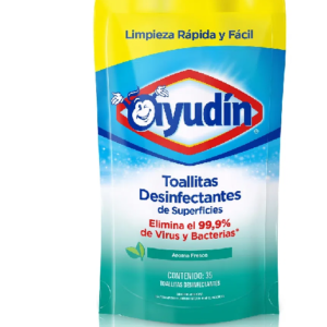 Toallitas Desinfectantes “AYUDIN” Aroma Fresco DOYPACK x 35 un