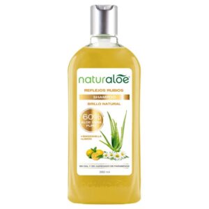 Shampoo “NATURAL ALOE” Reflejos Rubios x 360 Mls